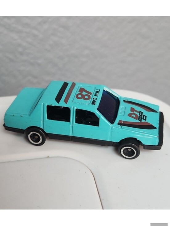 Other - Vintage Die Cast Toy Car DT Twin Cam 87 Turquoise Blue
